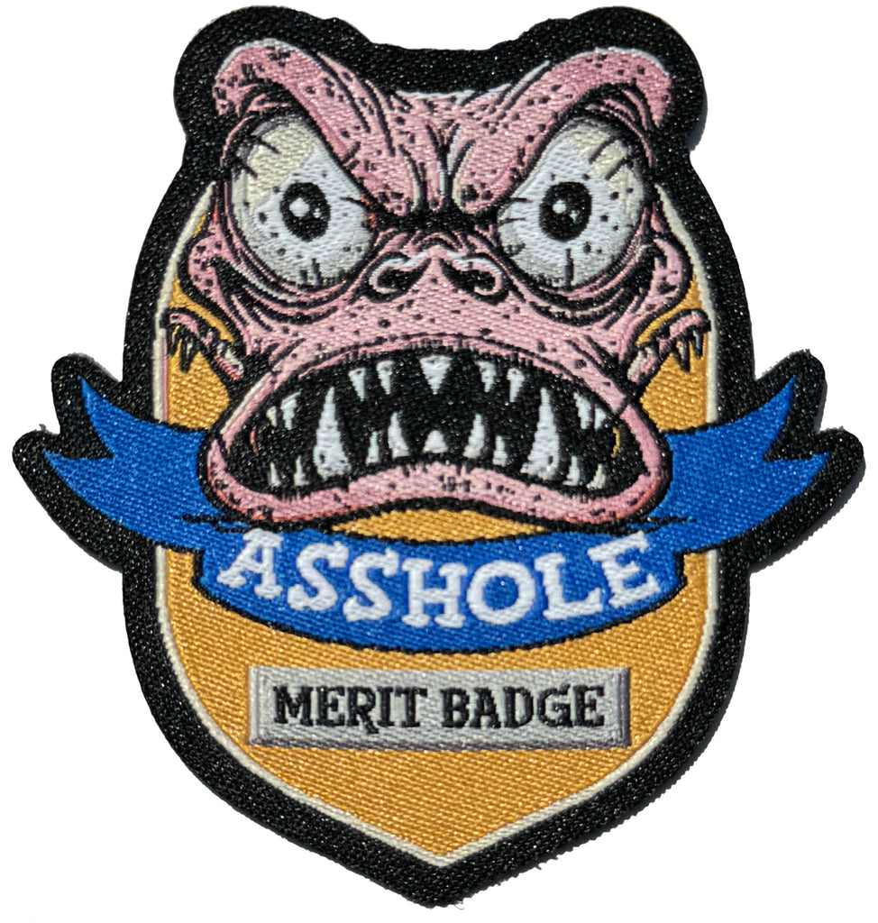 Asshole Merit Badge Patch